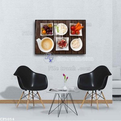 File in mica File tranh treo quán cà phê CF5054 (ảnh gốc) đẹp
