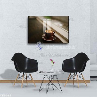 Tải file File tranh treo quán cà phê CF5088 (PSD) cho in ấn quảng cáo