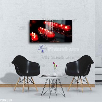 File in trần File tranh treo quán cà phê CF5115 (bản gốc) mây trời