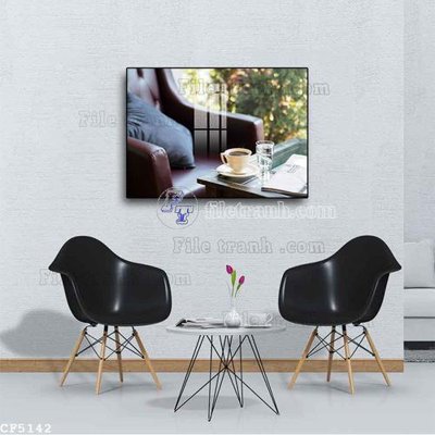 Tải file File tranh treo quán cà phê CF5142 (gốc) làm tranh treo tường