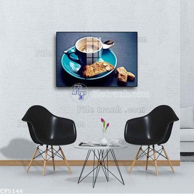 File PSD File tranh treo quán cà phê CF5146 (nguyên bản) cho thiết kế