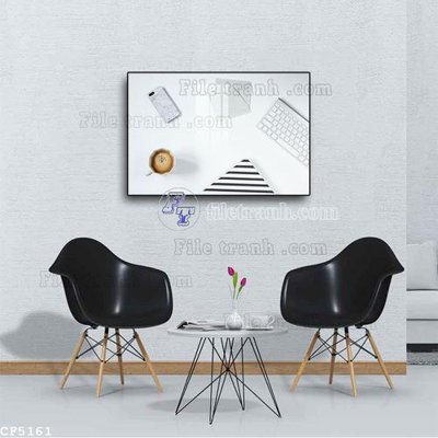 File PSD in ấn File tranh treo quán cà phê CF5161 (chất lượng cao)