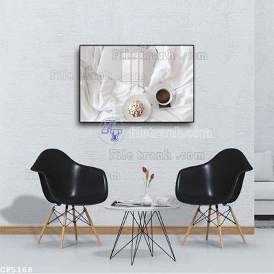 Tải file gốc in lụa File tranh treo quán cà phê CF5168 siêu nét