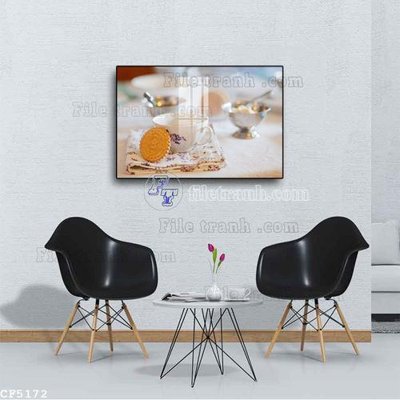 Chi tiết file tranh tráng gương File tranh treo quán cà phê CF5172 (ảnh gốc)