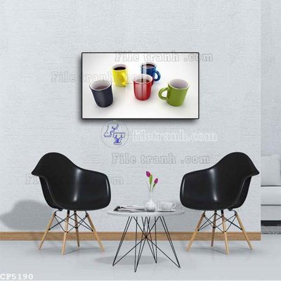 File PSD File tranh treo quán cà phê CF5190 (bản gốc) chất lượng nhất