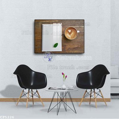 File gốc File tranh treo quán cà phê CF5226 (trang trí) phòng làm việc