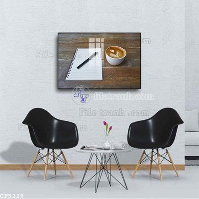 File tranh gốc File tranh treo quán cà phê CF5229 (bản quyền) file PSD