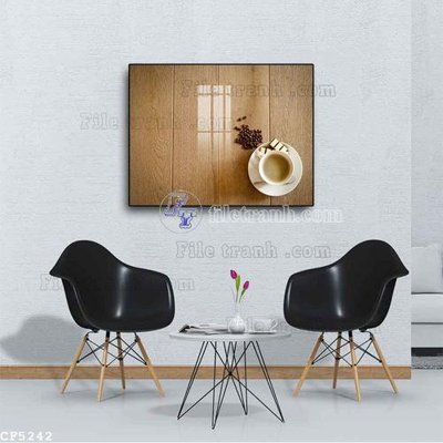 File gốc File tranh treo quán cà phê CF5242 (phong cách) cổ điển