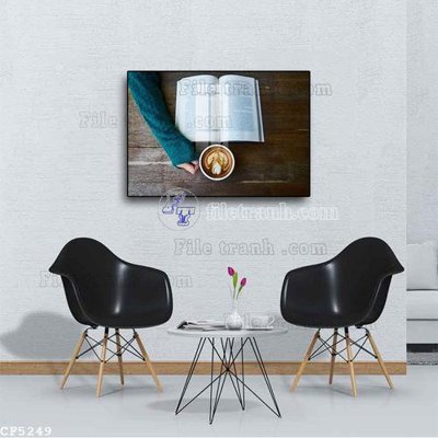 Download file File tranh treo quán cà phê CF5249 (chuẩn in) File tranh treo quán cà phê CF5249