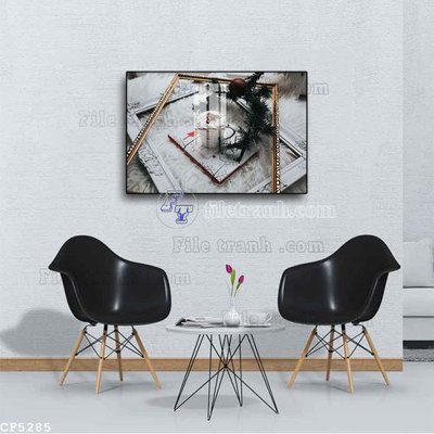 Tải file File tranh treo quán cà phê CF5285 (gốc) làm tranh trang trí