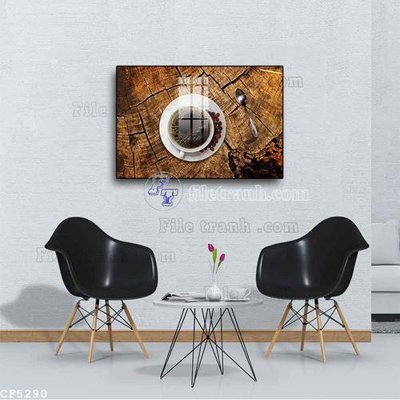 Tệp tin gốc File tranh treo quán cà phê CF5290 (chất lượng cao) File tranh treo quán cà phê CF5290