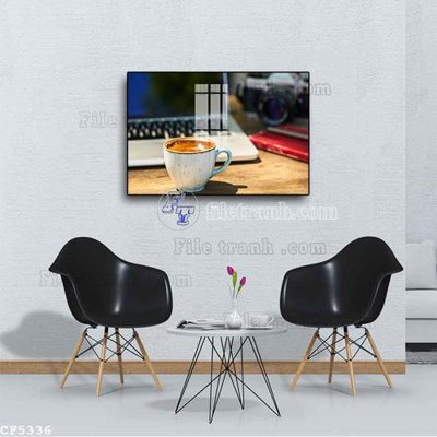 Tải file File tranh treo quán cà phê CF5336 (gốc) làm file quảng cáo