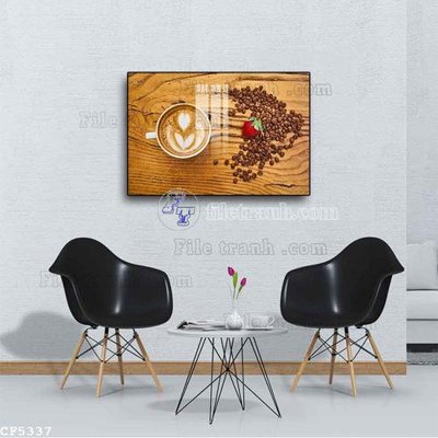 Tải file File tranh treo quán cà phê CF5337 (ảnh gốc) 300dpi File tranh treo quán cà phê CF5337