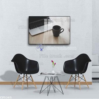 File in ấn File tranh treo quán cà phê CF5365 (bản gốc) sắc nét