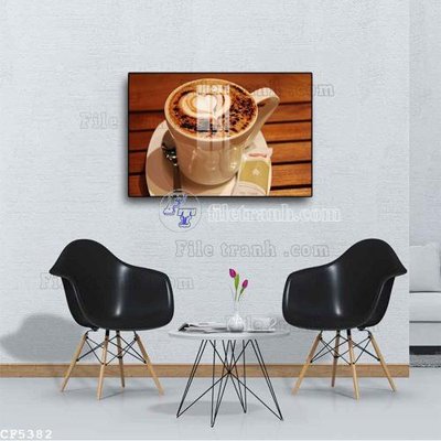 File gốc File tranh treo quán cà phê CF5382 (trang trí) phòng trẻ em