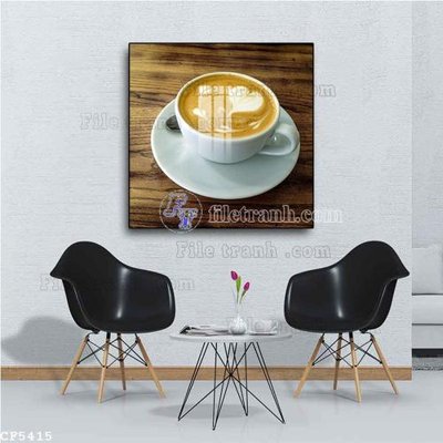 File tranh in mica File tranh treo quán cà phê CF5415 (độ phân giải cao)