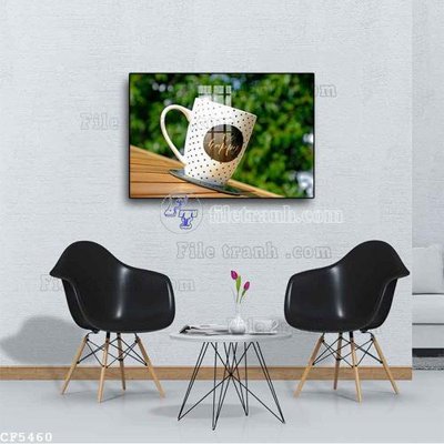 Download file File tranh treo quán cà phê CF5460 (gốc) in mica ốp bếp