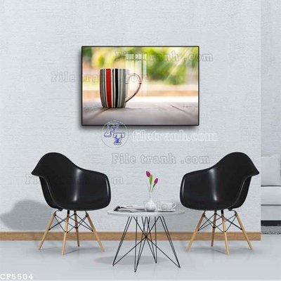 File in mica File tranh treo quán cà phê CF5504 (bản gốc) siêu trong