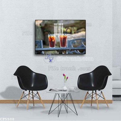File in trần File tranh treo quán cà phê CF5508 (bản gốc) trời sao
