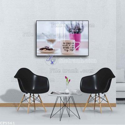 File PSD File tranh treo quán cà phê CF5561 (gốc) cho designer