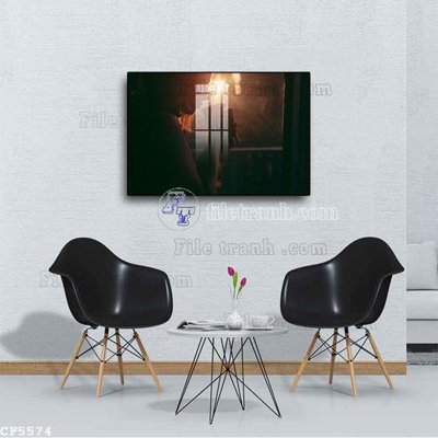 File gốc File tranh treo quán cà phê CF5574 (dành cho quảng cáo)