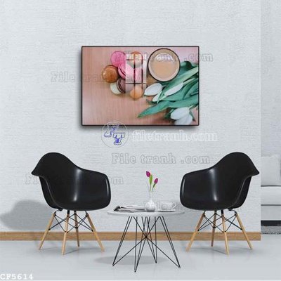 Tải file File tranh treo quán cà phê CF5614 (gốc) làm tranh trang trí
