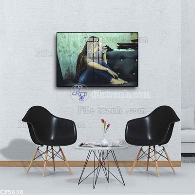 File gốc File tranh treo quán cà phê CF5638 (PNG) trong suốt (transparent)