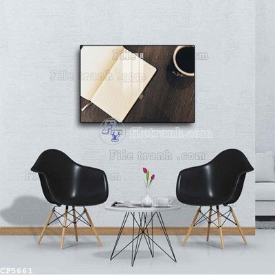 File tranh gốc File tranh treo quán cà phê CF5661 (bản quyền) độc đáo