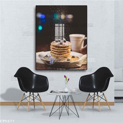 File tranh File tranh treo quán cà phê CF5677 (gốc) in trên kính