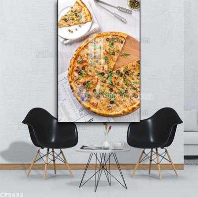 File gốc File tranh treo quán cà phê CF5692 (dành cho quảng cáo)