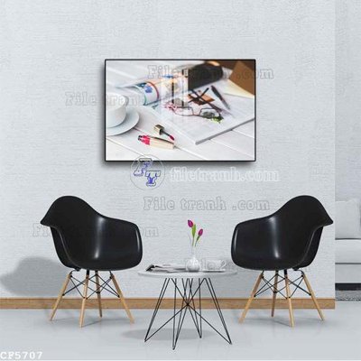 File tranh trang trí File tranh treo quán cà phê CF5707 (tải file gốc)