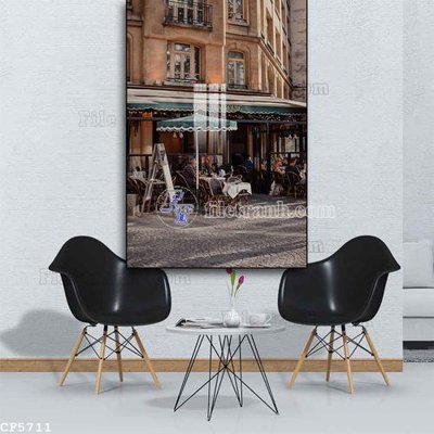 File gốc File tranh treo quán cà phê CF5711 (phiên bản chuẩn) để in ấn