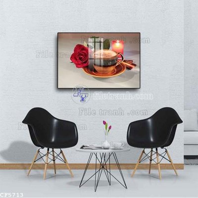 Mua file gốc File tranh treo quán cà phê CF5713 (chất lượng) tại Filetranh.com