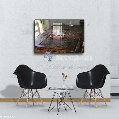 Chi tiết file tranh tráng gương File tranh treo quán cà phê CF5715 (ảnh gốc)