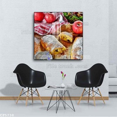 File tranh in trần File tranh treo quán cà phê CF5738 (ảnh gốc siêu nét)