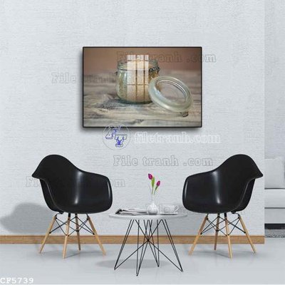 Download file ảnh gốc File tranh treo quán cà phê CF5739 để in ấn