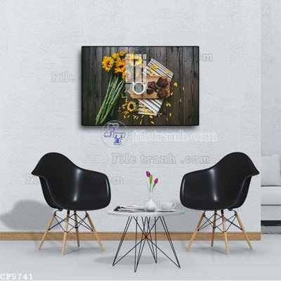 File tranh File tranh treo quán cà phê CF5741 (file gốc) chuẩn màu in