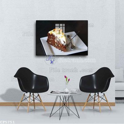 File ảnh File tranh treo quán cà phê CF5751 (gốc) in PP, decal