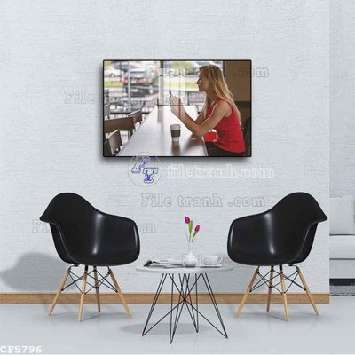Tải file File tranh treo quán cà phê CF5796 (gốc) in ấn chất lượng