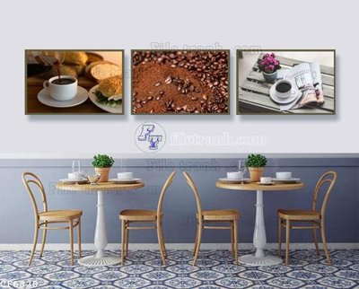 Tải file File tranh treo quán cà phê CF5826 (gốc) làm file tranh quảng cáo