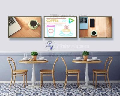 Download file ảnh gốc File tranh treo quán cà phê CF5834 để in ấn