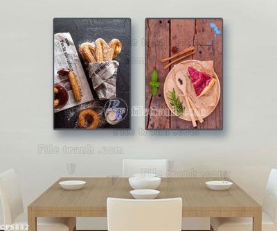 Chi tiết file tranh tráng gương File tranh treo quán cà phê CF5882 (ảnh gốc)