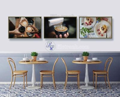 Tải file File tranh treo quán cà phê CF5892 (gốc) in ấn chất lượng