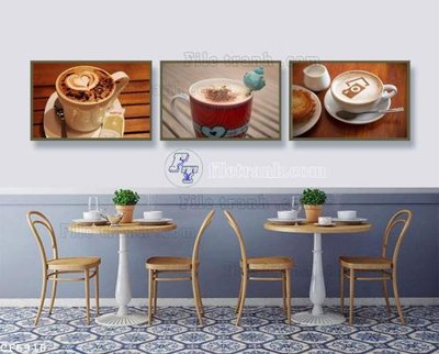 Tải file File tranh treo quán cà phê CF5916 (gốc) in tranh tráng gương
