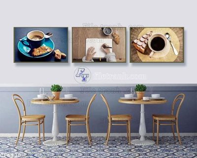 Hình ảnh gốc File tranh treo quán cà phê CF5920 (để in khổ lớn)
