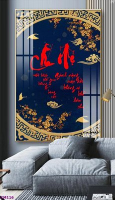 File gốc File tranh thư pháp cha mẹ CM116 (chủ đề hiện đại) trang trí