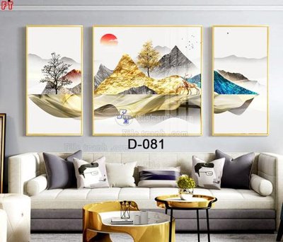 File gốc File tranh bộ hiện đại D-081 (in tráng gương) hiện đại