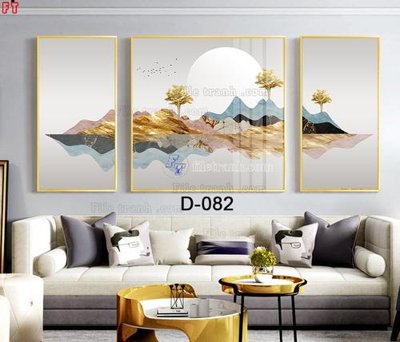 File gốc File tranh bộ hiện đại D-082 (thiết kế) cho in ấn