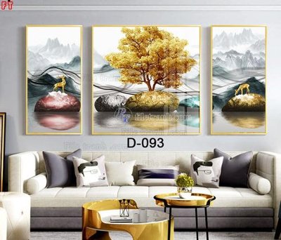 Ảnh gốc File tranh bộ hiện đại D-093 (độ nét cao) in tráng gương