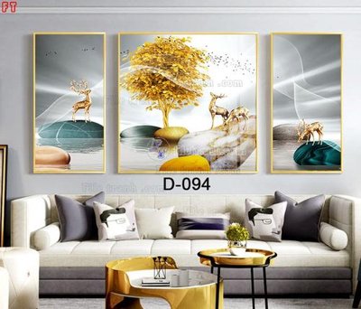 File tranh in trần 3D File tranh bộ hiện đại D-094 (ảnh gốc)